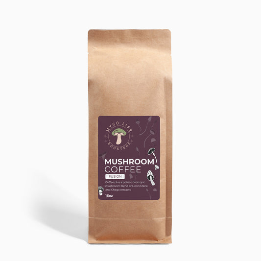 Mushroom Coffee Fusion - Lion’s Mane & Chaga 16oz