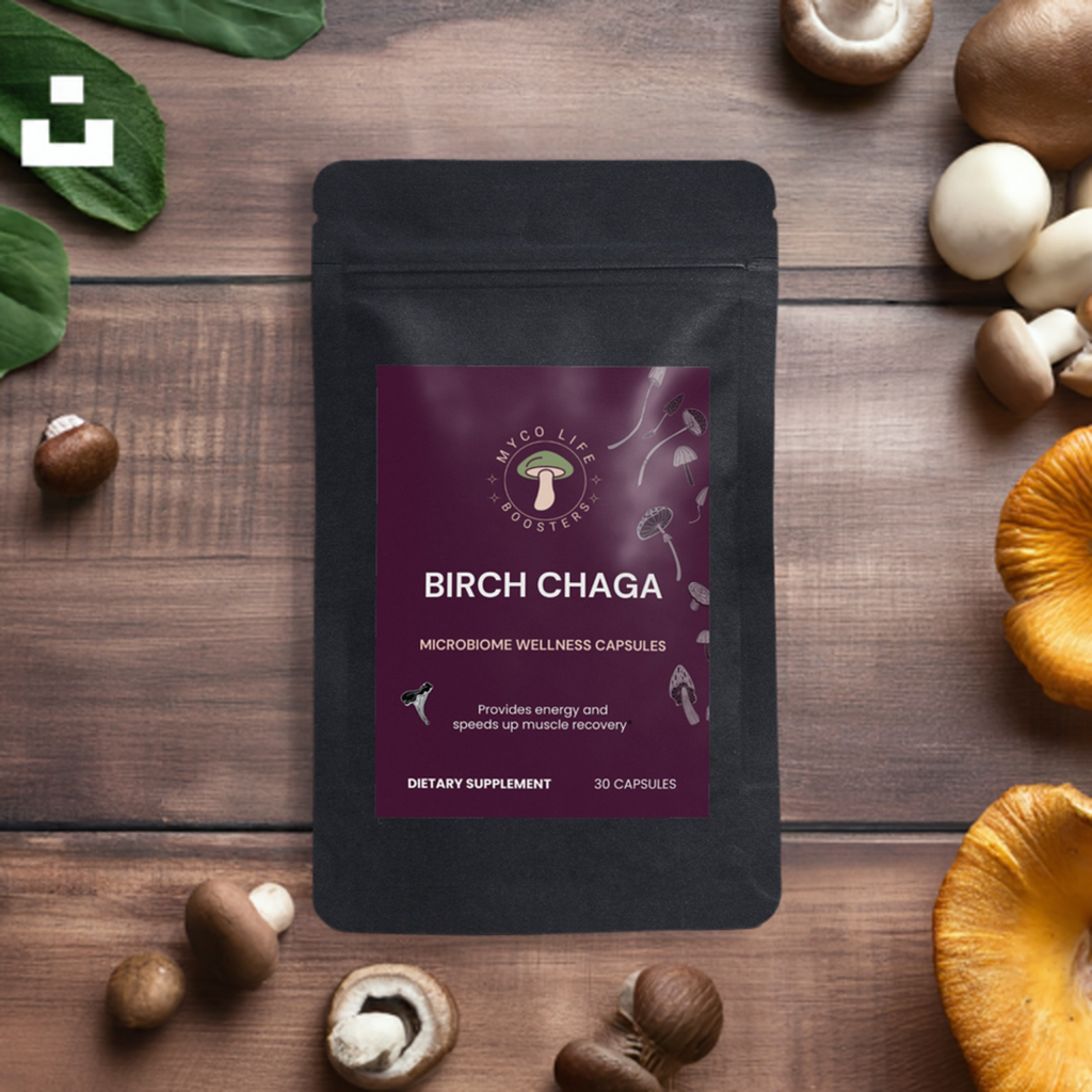 Birch Chaga Microbiome Wellness Capsules